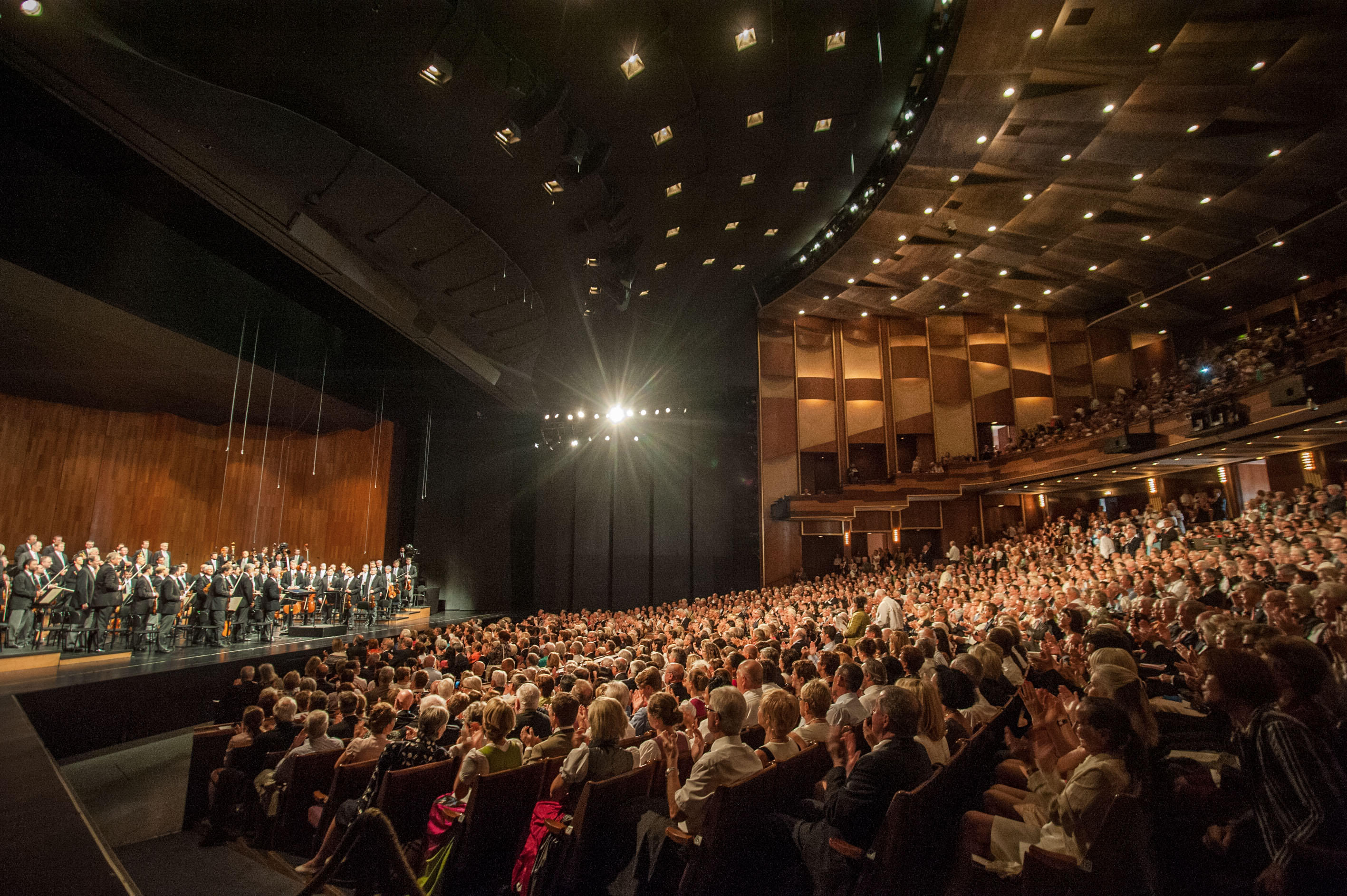 Zuschauerraum des Großen Festspielhauses in Salzburg