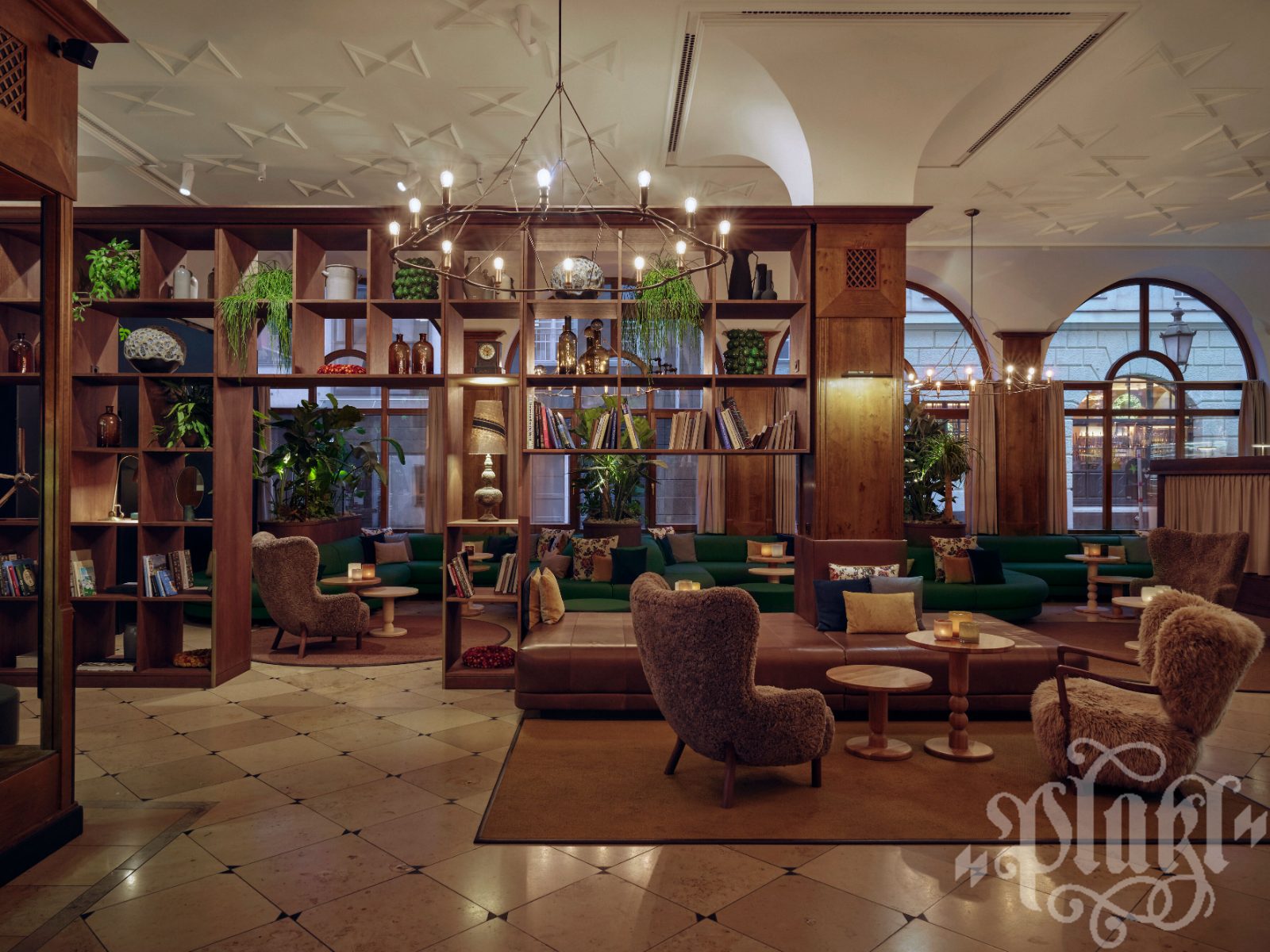 Lobby des Platzl Hotels