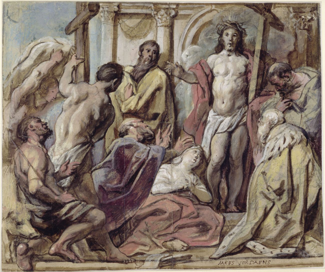 Jordaens — Christus und die reuigen Sünder