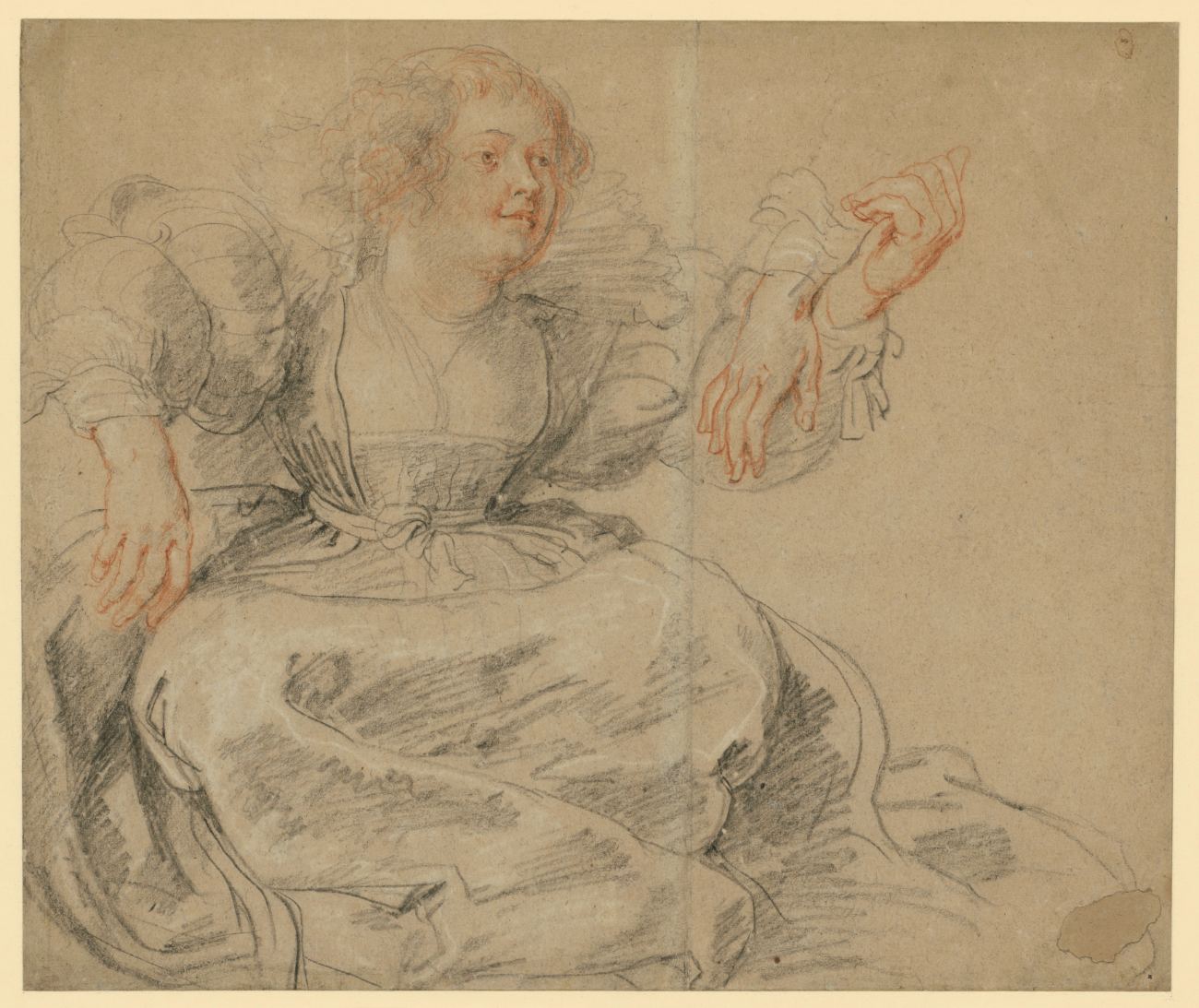 Rubens — Figurenstudie zum Liebesgarten